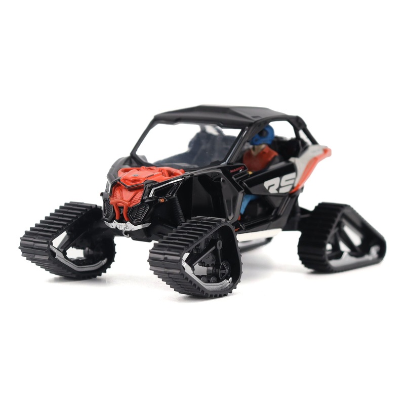 1:32 Maverick X3 X rs Turbo RR winter version, Chalk Gray & Magma Red