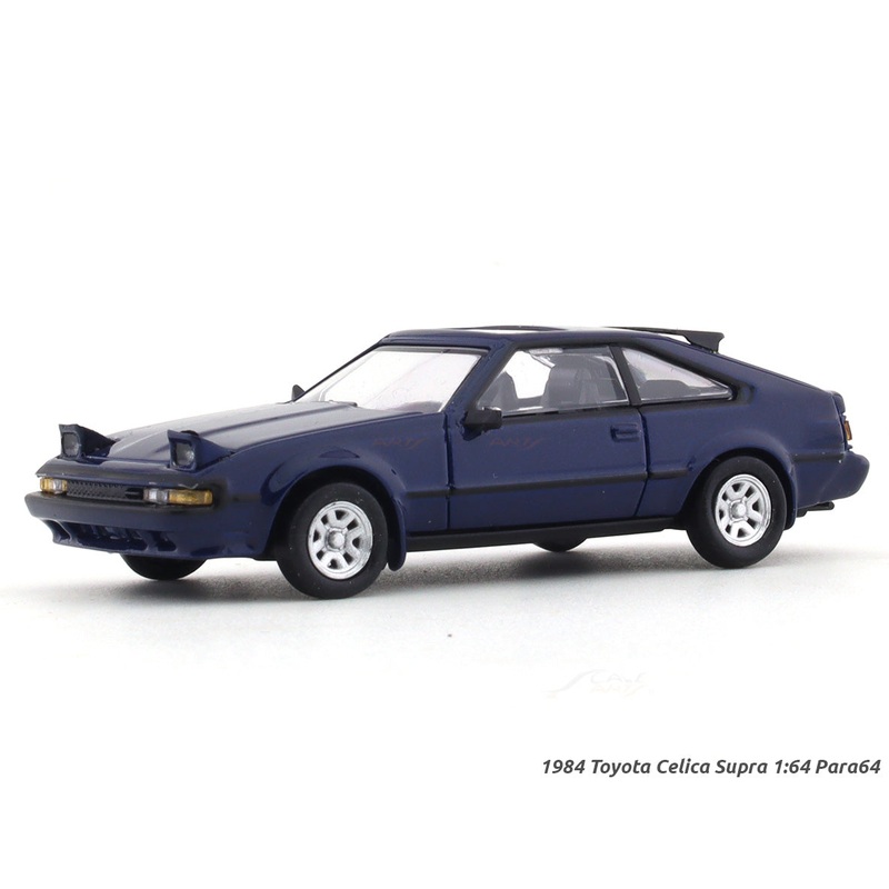 1984 Toyota Celica Supra Dark blue 1:64 Para64 diecast scale model car