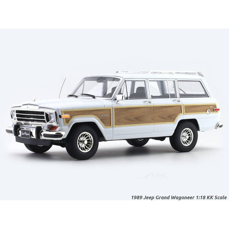 1989 Jeep Grand Wagoneer white 1:18 KK Scale diecast scale model car collectible