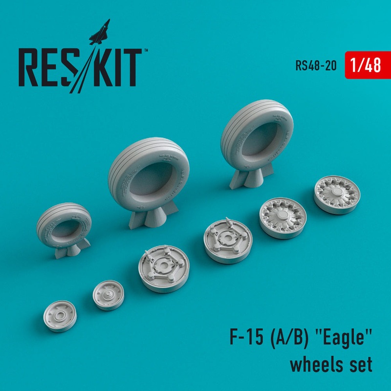 Res/Kit 480020 1/48  F-15 (A/B) "Eagle" Wheel Set