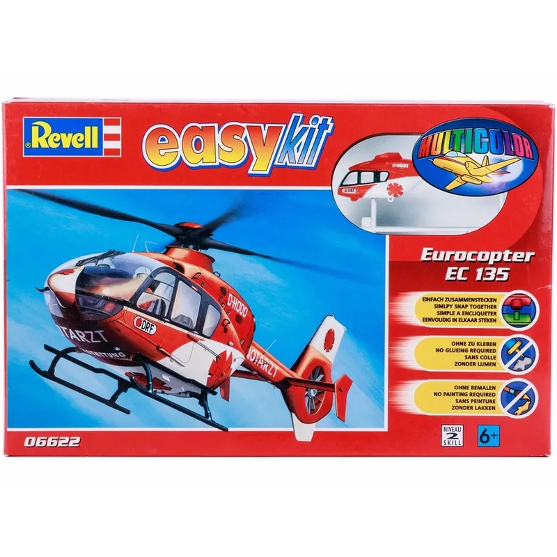 Revell Easykit 1:100 Scale Eurocopter EC 135 Helicopter  06622