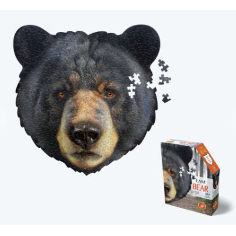 #6010MC I Am Bear Head-Shaped Puzzle, 300 pc.