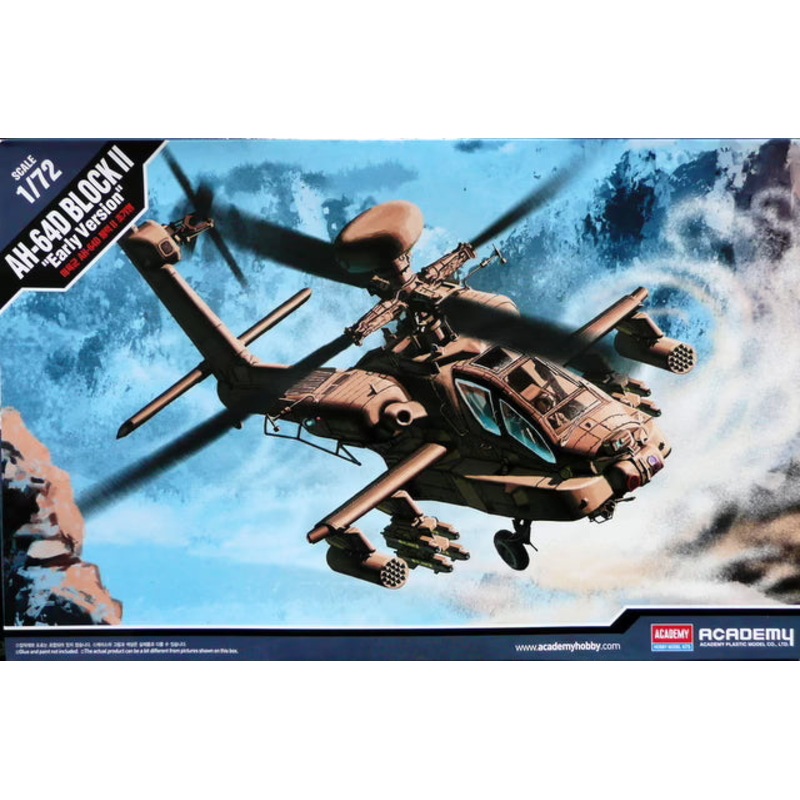 Academy 1/72 US AH-64D BLOCK II Early Version 12514'