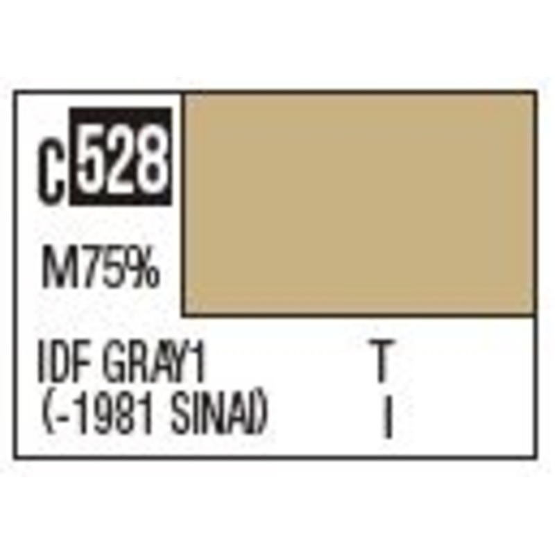 Mr Color C528 IDF Grey 1 1981 Sinai
