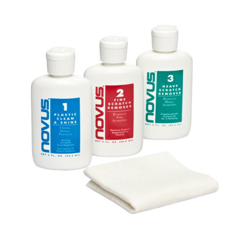 Novus Plastic Polishing Kit 2oz. Bottles 07136