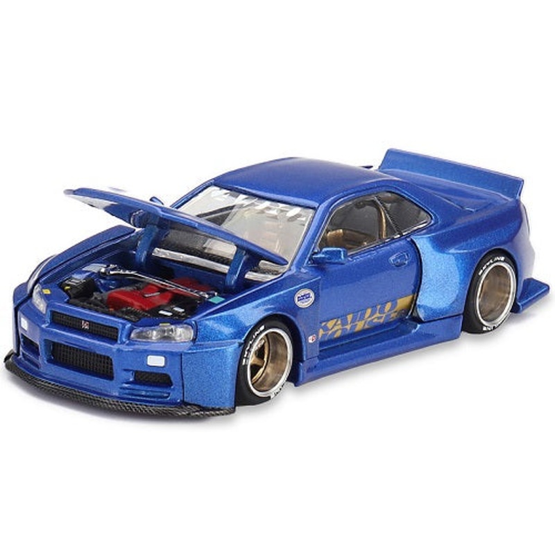 1/64 Skyline GT-R Shinjuku Blu