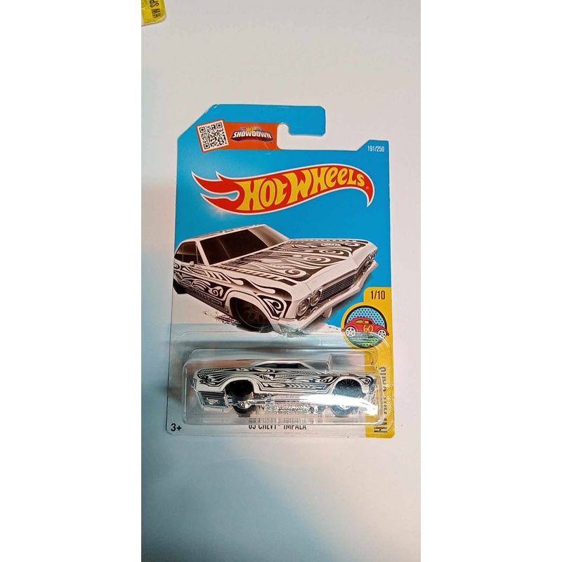 2016 Hot Wheels #191 HW Art Cars 1/10 '65 CHEVY IMPALA (DHR84)