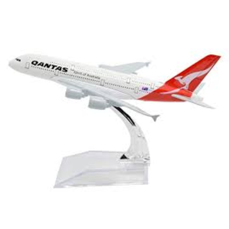 Airplane Diecast Metal Qantas A380 20Cm