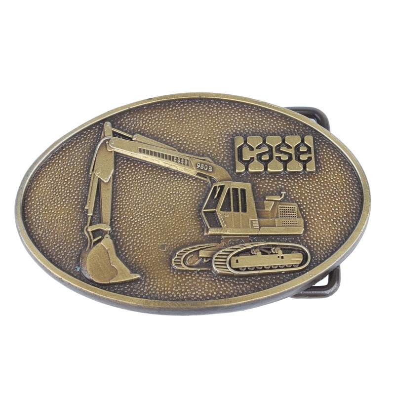 Vintage Case Belt Buckle Excavator