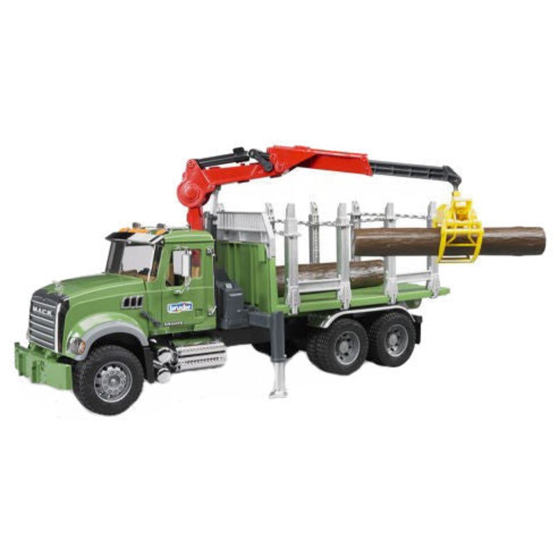 #02824 1/16 Mack Granite Timber Truck with Crane
