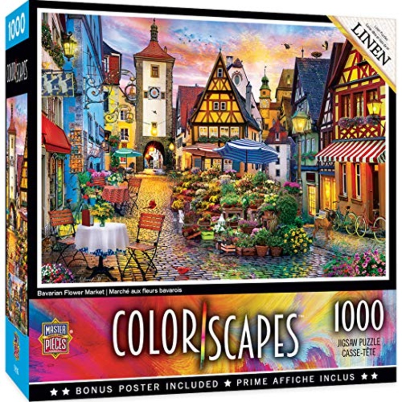 1000pc Bavarian Flower Market