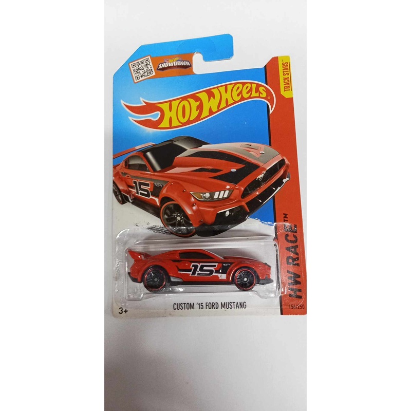 2015 Hot Wheels #154 HW Race- CUSTOM '15 FORD MUSTANG (CFH00)
