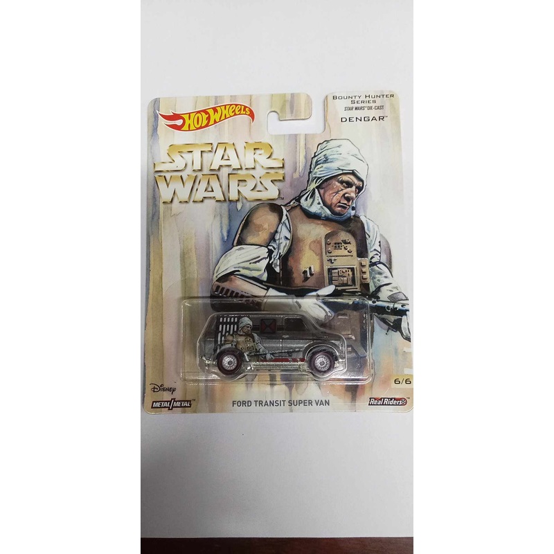 2017 Hot Wheels- FORD TRANSIT SUPER VAN Dengar - STAR WARS - (FPC31)