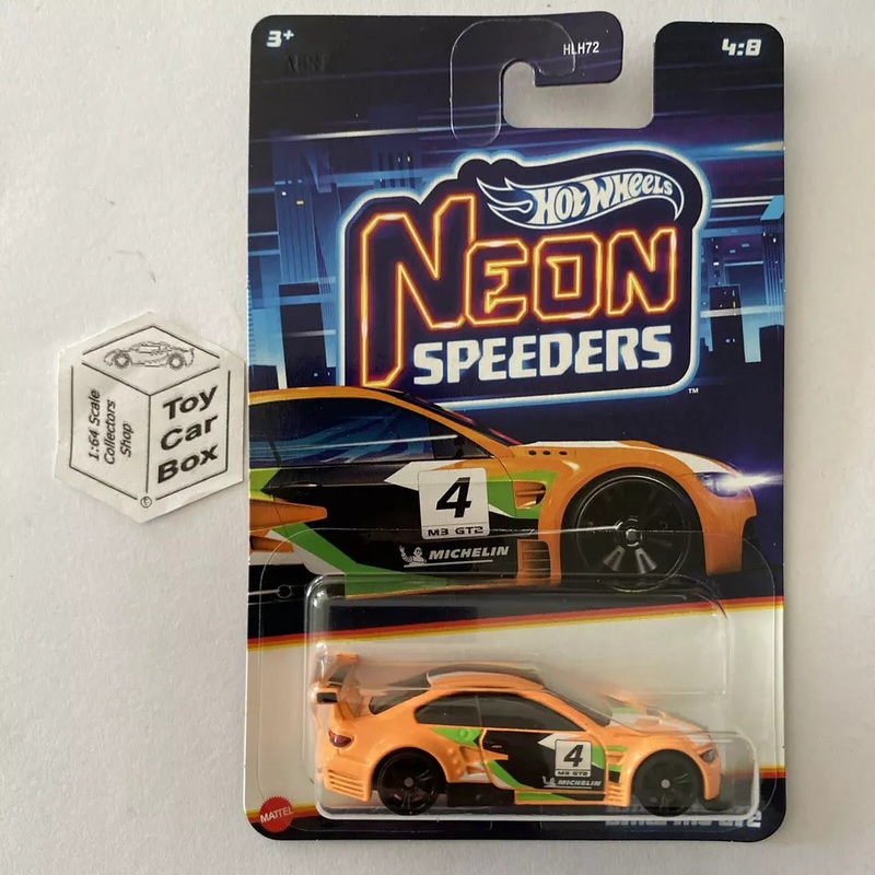 SALE - 2024 HOT WHEELS Neon Speeders - BMW M3 GT2 (Orange) C85