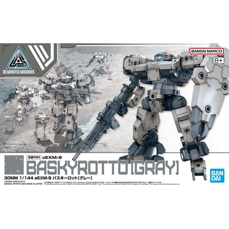 Bandai 1/144 30 Minute Missions #59 Baskyrotto (Gray) 5066310