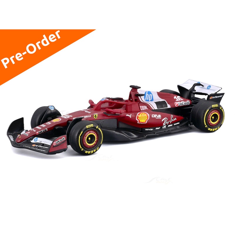 PreOrder : 2025 Ferrari SF-25 No 16 Charles Leclerc Australia GP 1:64 Bburago diecast scale model car