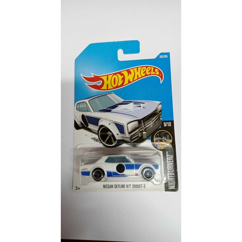 2017 Hot Wheels #283 Nightburnerz NISSAN SKYLINE H/T 2000GT-X (DTY83)