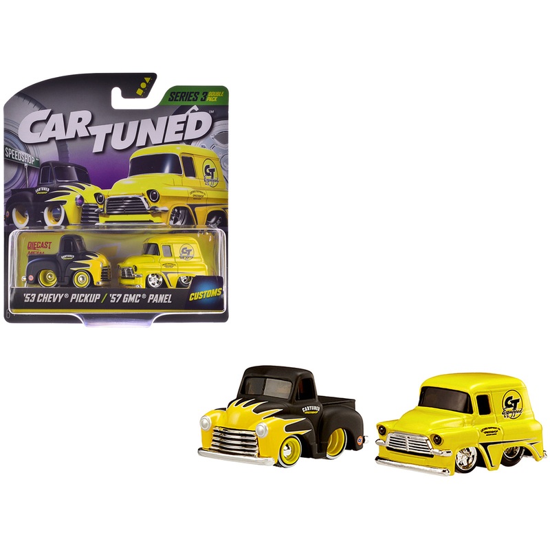 "Customs" Series 3 Double Pack Set of 2 Cars Diecast Model Cars by CarTuned
