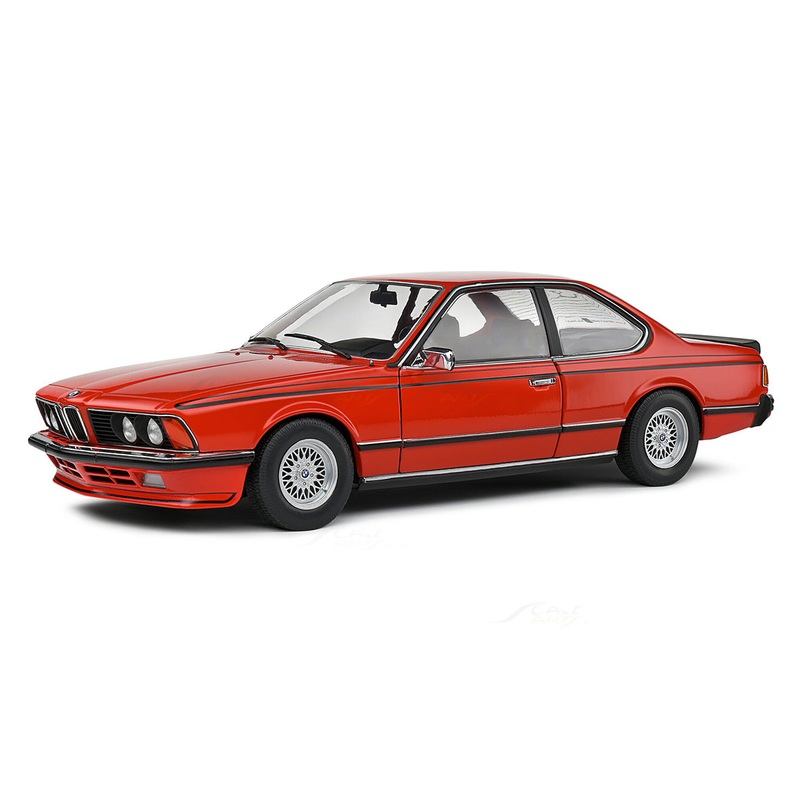 1984 BMW 635 CSI E24 red 1:18 Solido licensed diecast scale model car collectible