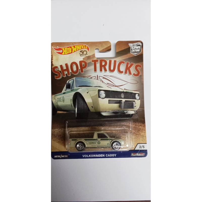2018 Hot Wheels Car Culture Shop Trucks Volkswagen Caddy 2/5 (FLC21)
