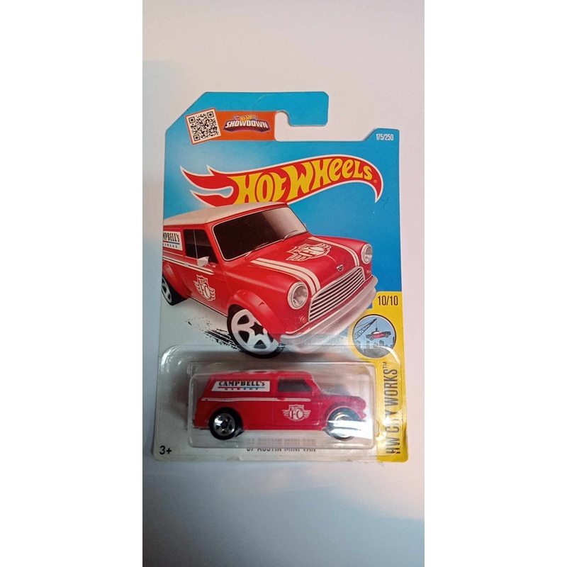 2016 Hot Wheels #175 HW City Works 10/10 '67 AUSTIN MINI VAN (DHR30)