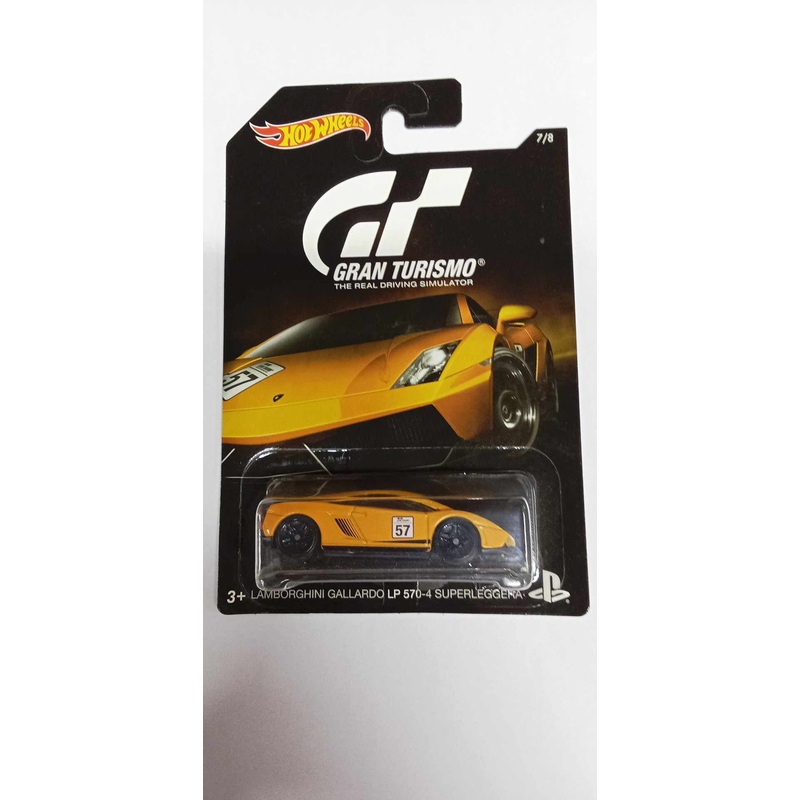 2016 Hot Wheels -Gran Turismo -#7 -LAMBORGHINI GALLARDO LP 570-4 SUPERLEGGERA (DJL19)