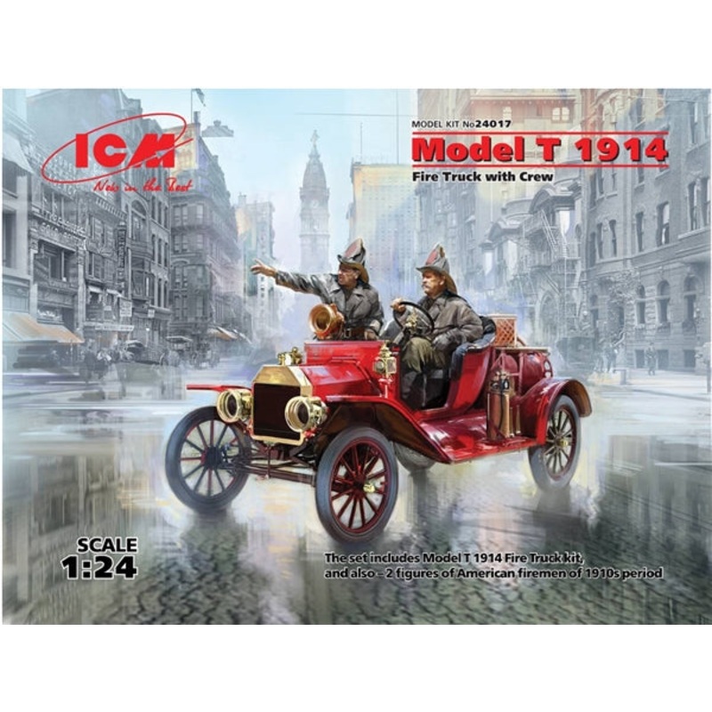 1/24 Model T 1914 Firetruck/Cr
