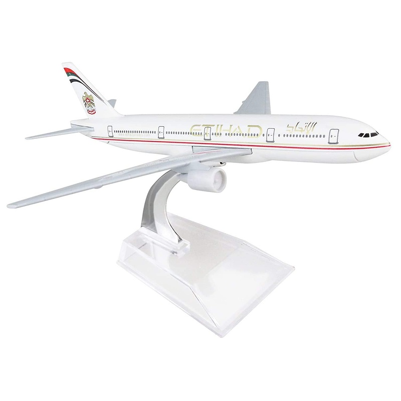 AIRPLANE DIECAST ETIHAD BOEING B777 16CM MODEL