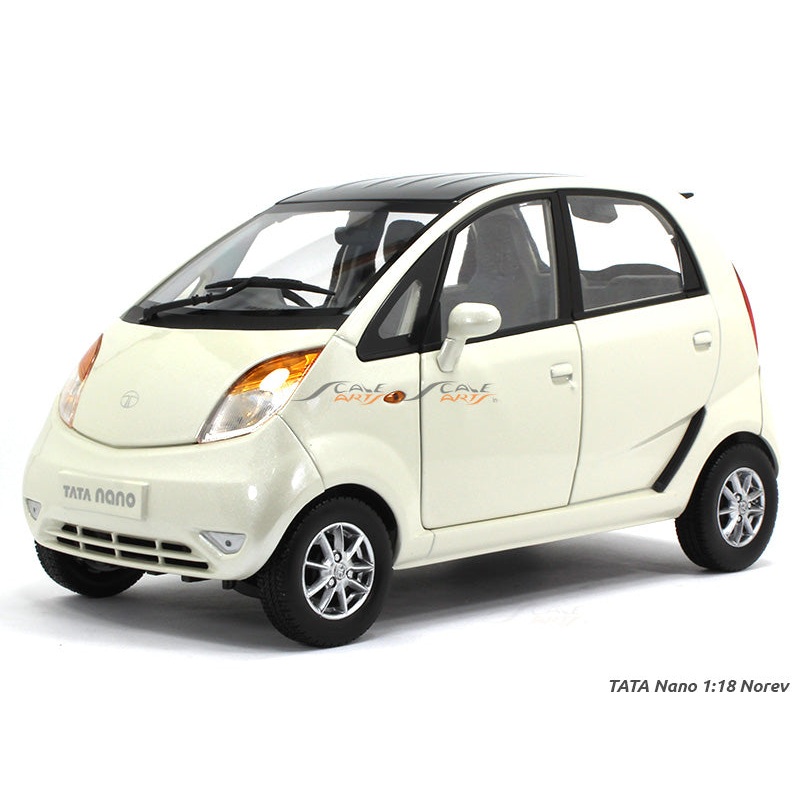 Tata Nano white 1:18 Norev diecast scale model car