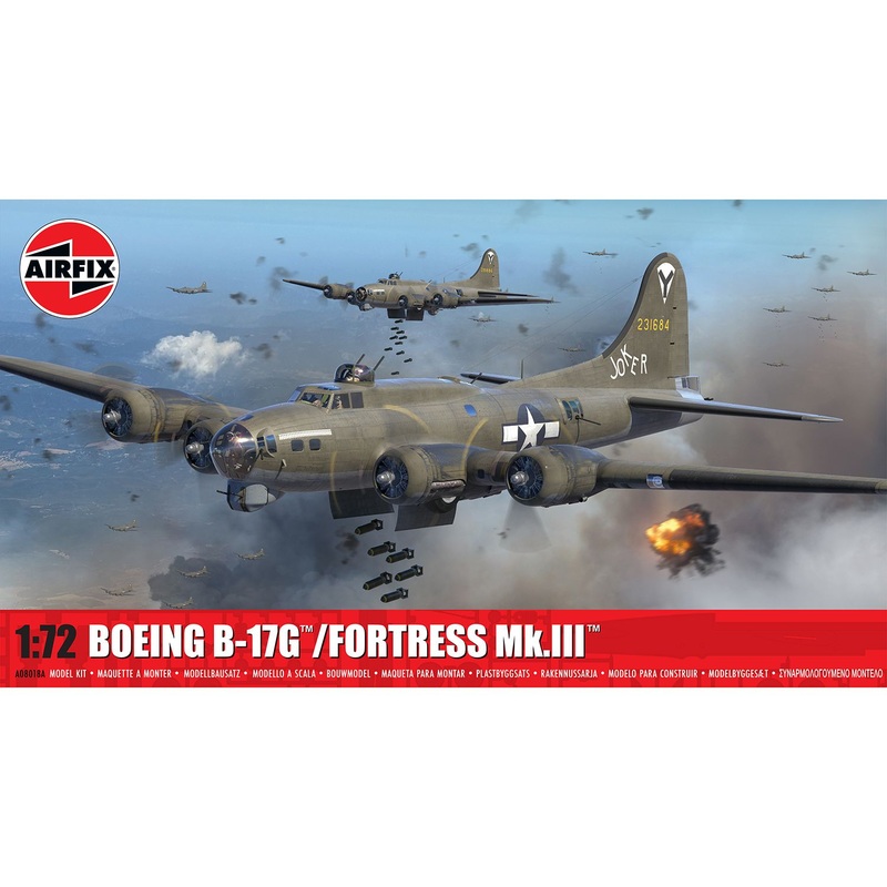 Airfix 1/72 US Boeing B-17G / Fortress Mk.III A08018A
