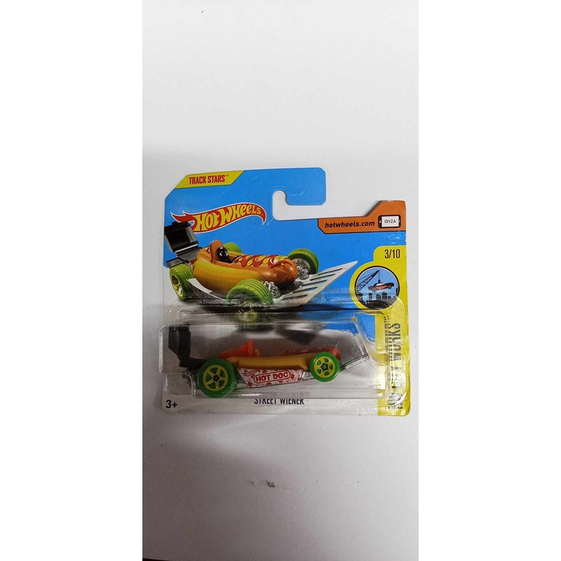 2017 Hot Wheels STREET WIENER #331 - HW City Works -SHORT CARD ( DTX19-SHORT)