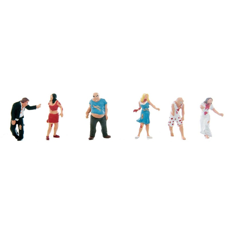 Scene Master 1/87 HO Zombies 949-6080