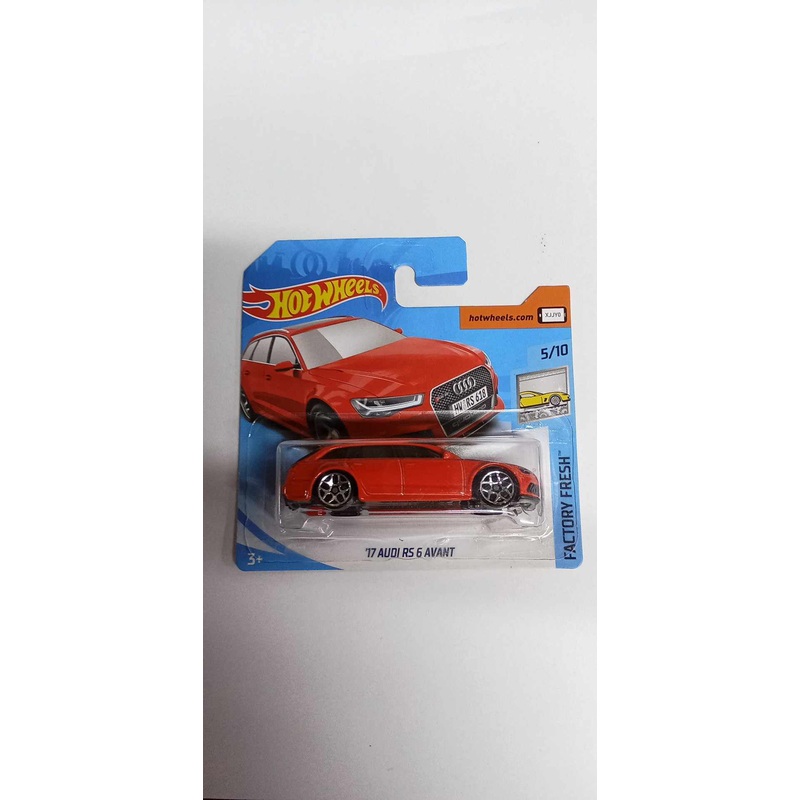 2018  Hot Wheels- 2017 Audi RS 6 Avant -Factory Fresh -SHORT CARD (FJW00)