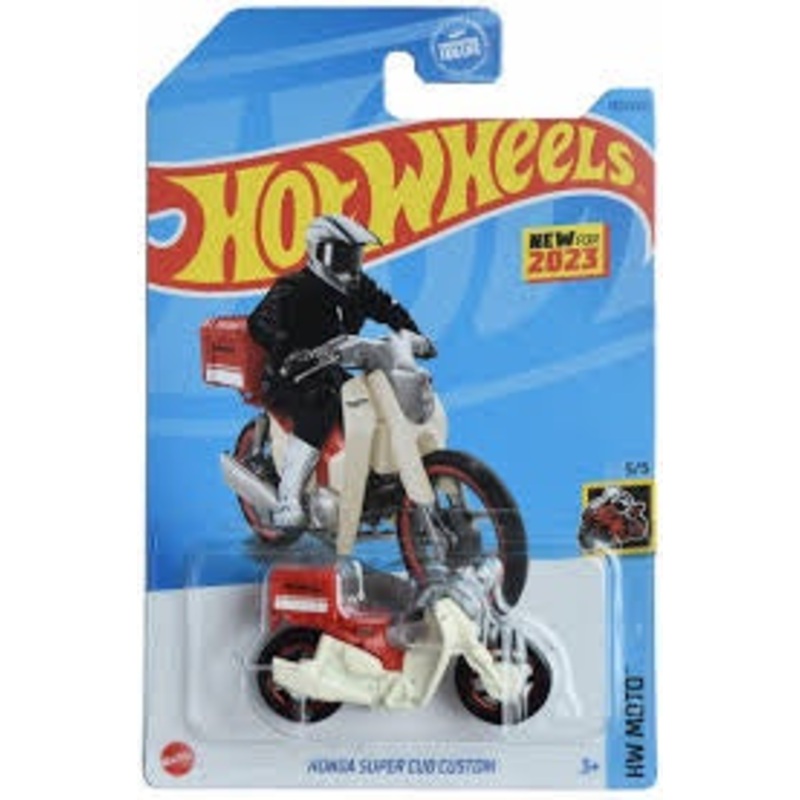 hw moto honda super cub custom (red)