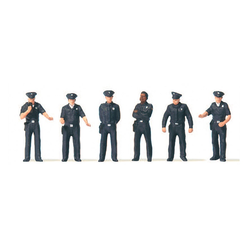 Preiser 1/87 US City Police Figure Set 10799