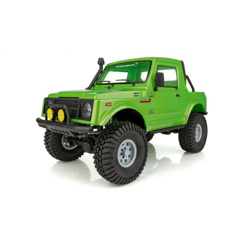 Team Associated - Enduro Bushido 1/10 Off-Road 4WD Trail Truck RTR Green, LiPo Combo