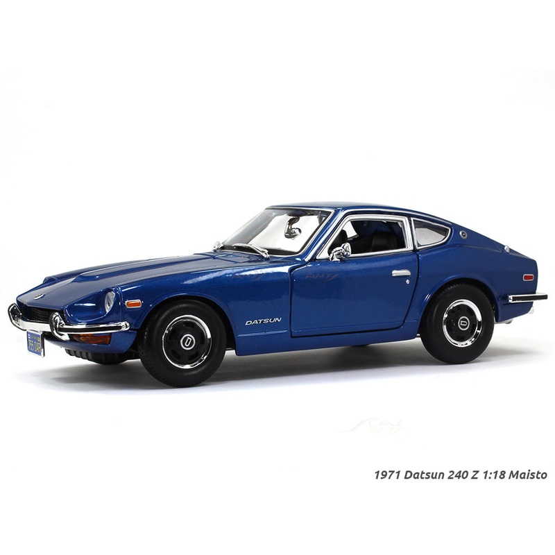 1971 Datsun 240 Z blue 1:18 Maisto licensed diecast Scale Model car collectible