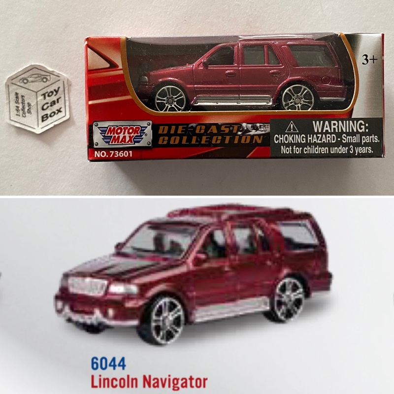 MOTORMAX - Lincoln Navigator (Red - 3 Series / 1:64* - Boxed) B48g