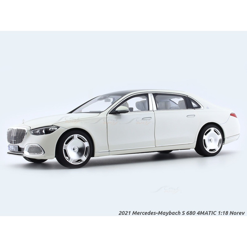 2021 Mercedes-Maybach S 680 4MATIC white 1:18 Norev diecast scale model car collectible