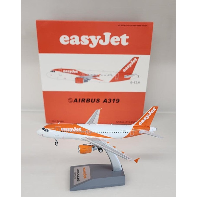 319-EZAI | Blue Box 1:200 | Airbus A319 easyJet G-EZAI (with stand) DUE SEPTEMBER 2025