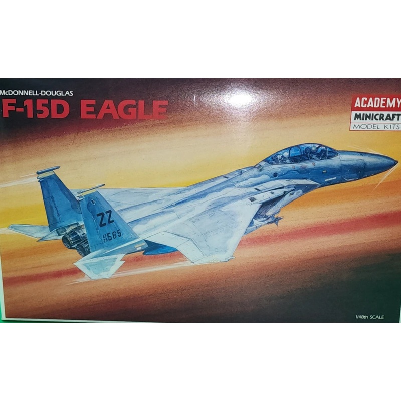 Academy 1/48 US McDonnel-Douglas F-15D Eagle 1686C Sealed
