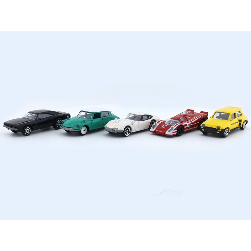 Vintage series set of 5 1:64 Majorette scale model car