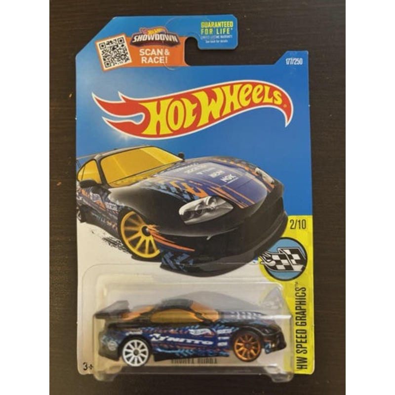 2015 HOT WHEELS TOYOTA SUPRA #177/250 HW SPEED GRAPHICS 2/10 Blue