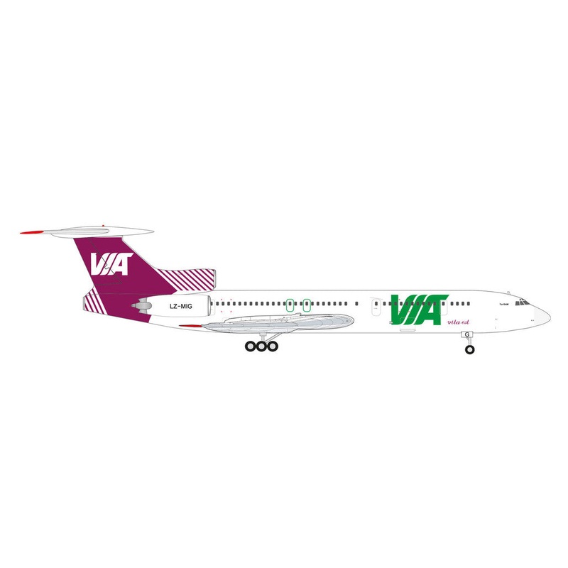 573214 | Herpa Wings 1:200 | Tupolev TU-154M Air Via LZ-MIG