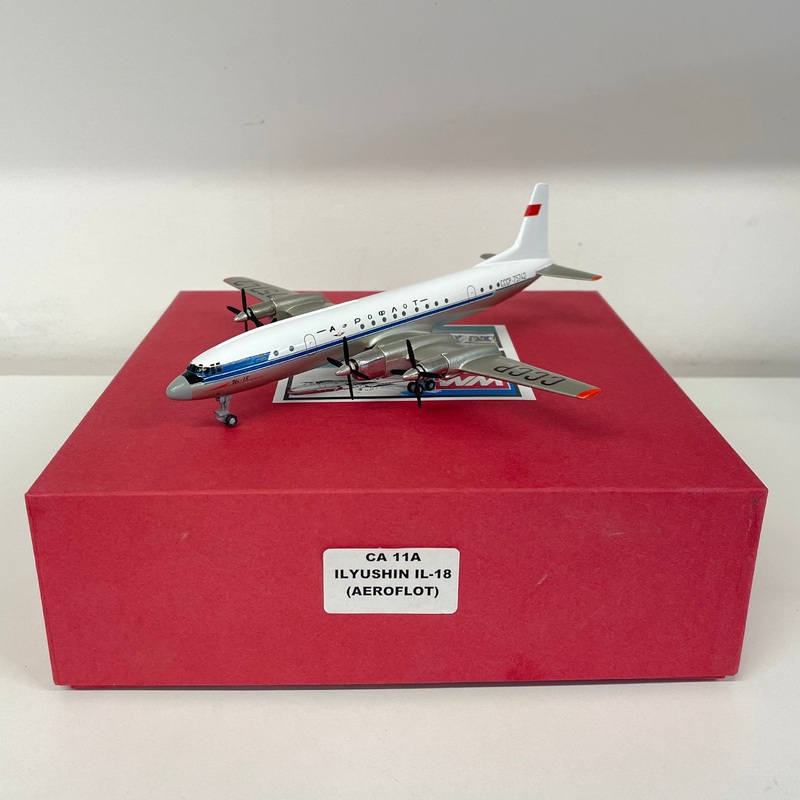 CA11A | Western Models UK 1:200 | Ilyushin IL-18 Aeroflot CCCP-75742 PRE-OWNED