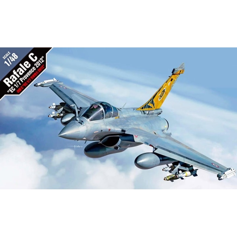 Academy 1/48 French Rafale C Fighter "EC 1/7 Provence 2012" 12346'