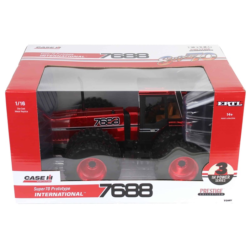 (B&D) Red Chrome ~ 1/16 International 7688 Super 70 Series 2+2, 3rd in Outback Toys Exclusive Series