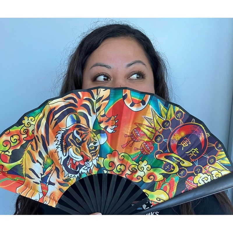 Tiger Handheld Fan