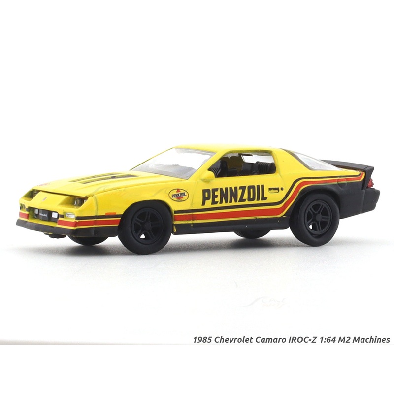 1985 Chevrolet Camaro IROC-Z Pennzoil 1:64 M2 Machines licensed diecast scale model car 32500-97