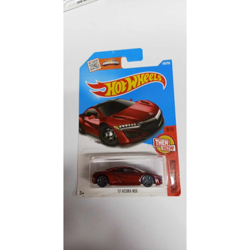 2015 HOT WHEELS- THEN AND NOW-#108 -'17 ACURA NXS -8/10  (DHX21)